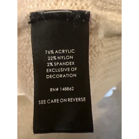 Torrid Women's Beige Raglan Pullover Hoodie Rainbow Lips Sweater Plus Size 3XL - Picture 7 of 9